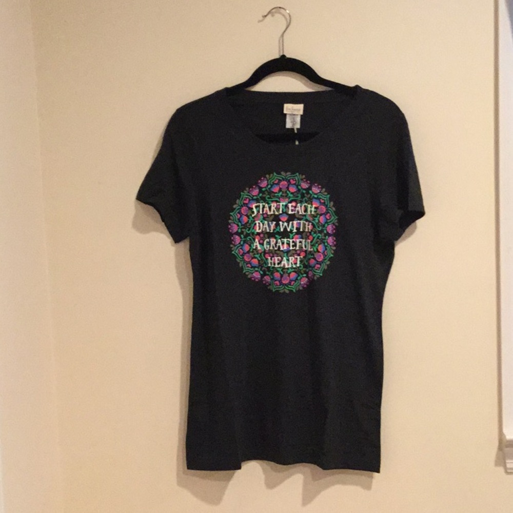 Natural Life Charcoal gray short sleeve tee